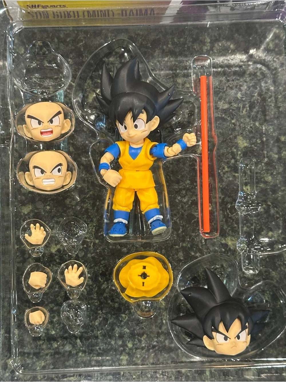 SHFiguarts Dragon Ball Daima son Goku mini Figure Bandai open with box